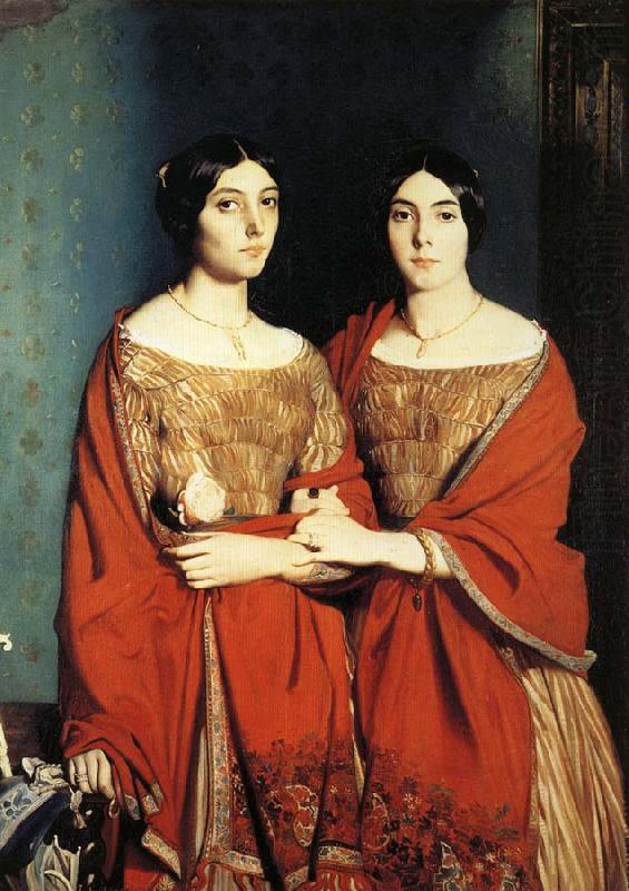 Theodore Chasseriau The Two Sisters china oil painting image